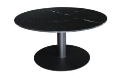 Marmeren tafel Nero marquina rond