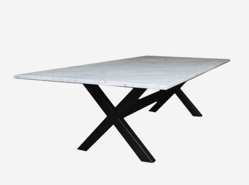 Marmeren tafel X-Frame